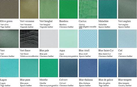 dark green hermes|Hermes green color chart.